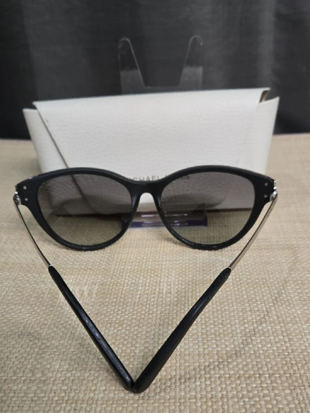 WEEKEND SALE! Michael Kors Black Cat-Eye Sunglasses with Gradient Lenses.